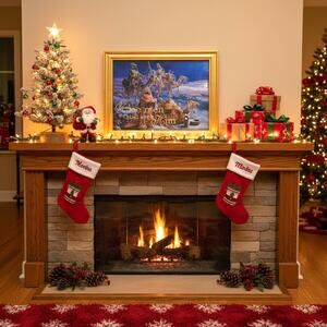 DISCOUNTED! "Wise men still seek Him" framed print Tom Dubois 14"x11" Magi